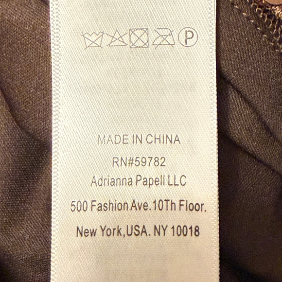 Adrianna Papell Women's Copper Sequin Off Shoulder Dress Size 14 EUC - Picture 9 of 11